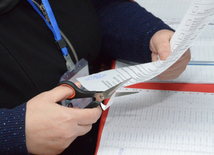 Azerbaijani parliamentary election kicks off. Baku, Azerbaijan, Nov.01, 2015